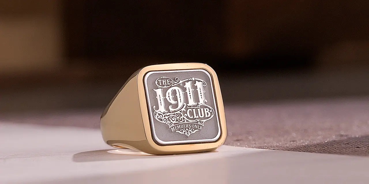 Mixed Metal Custom Signet Ring