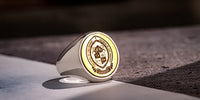 Thumbnail for Mixed Metal Custom Signet Ring