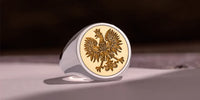 Thumbnail for Mixed Metal Custom Signet Ring