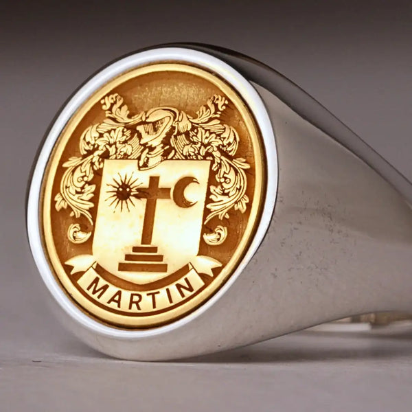 Mixed Metal Custom Signet Ring