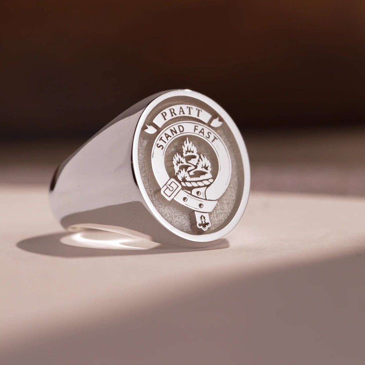 Custom Ring - 925 Silver - Raised Design