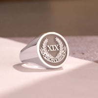 Thumbnail for Custom Ring - 925 Silver - Raised Design