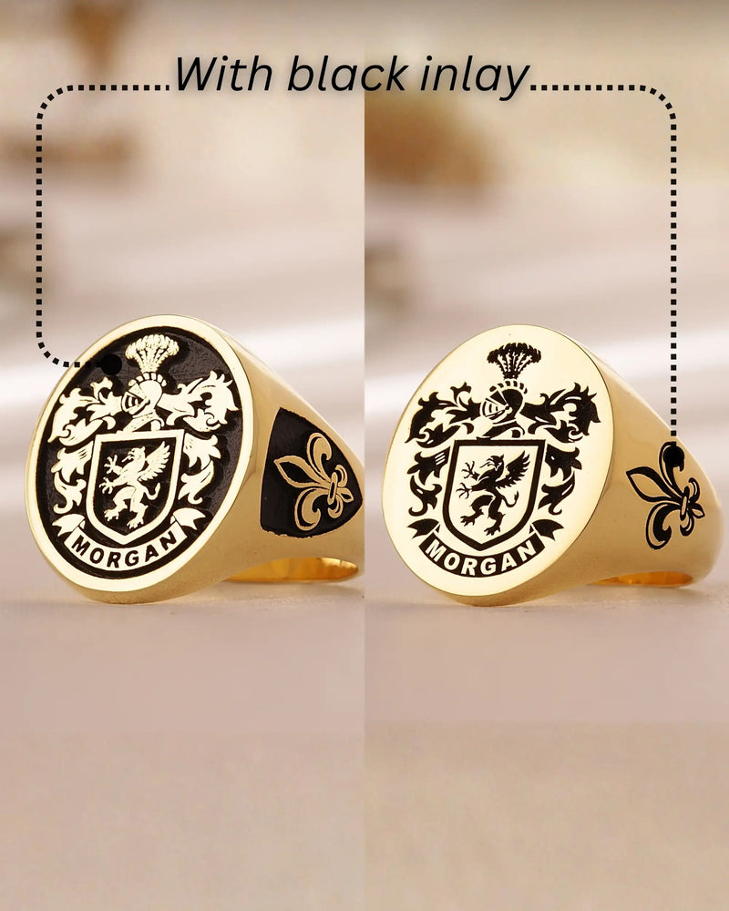 With Black Inlay