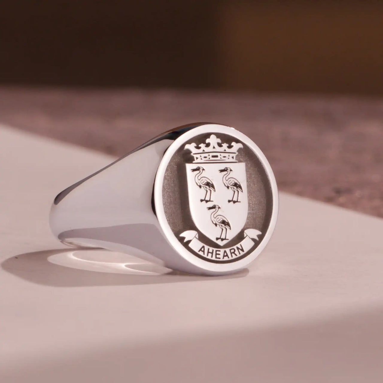 Custom Ring - 925 Silver - Raised Design