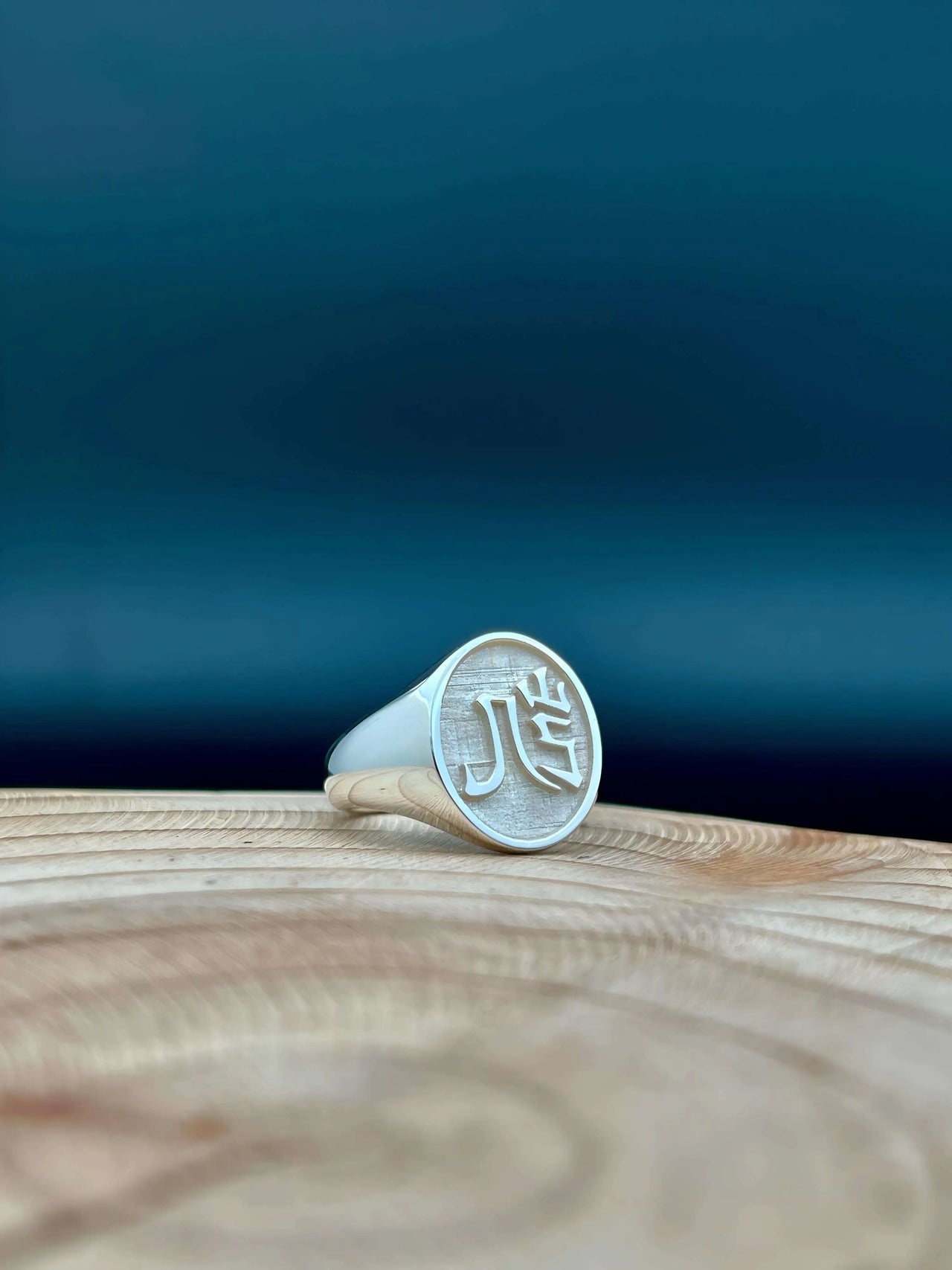 Solid Gold Custom Engraved Signet Ring