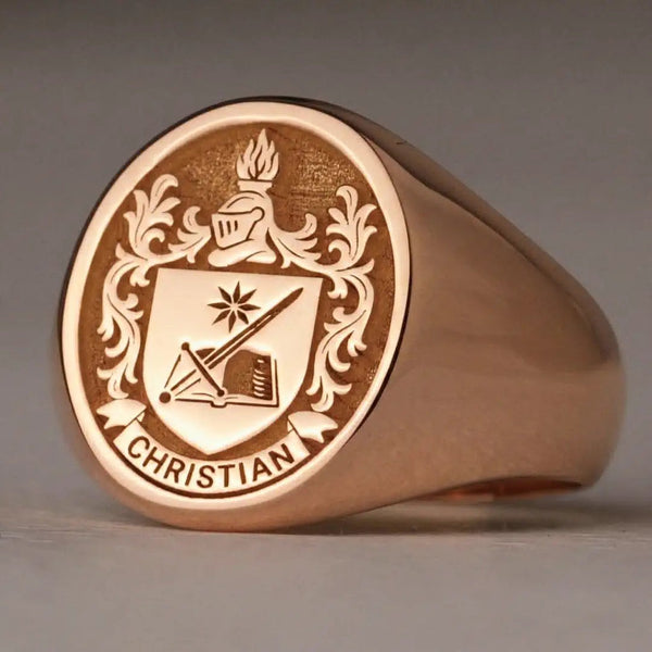 Custom signet ring craftsmanship step