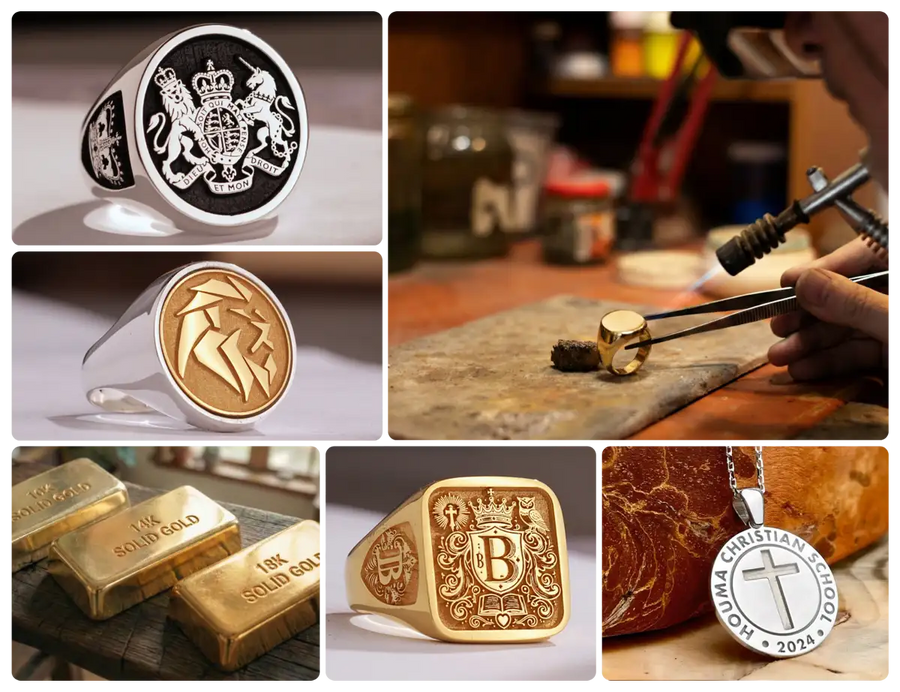 Custom signet rings by Royal Signet
